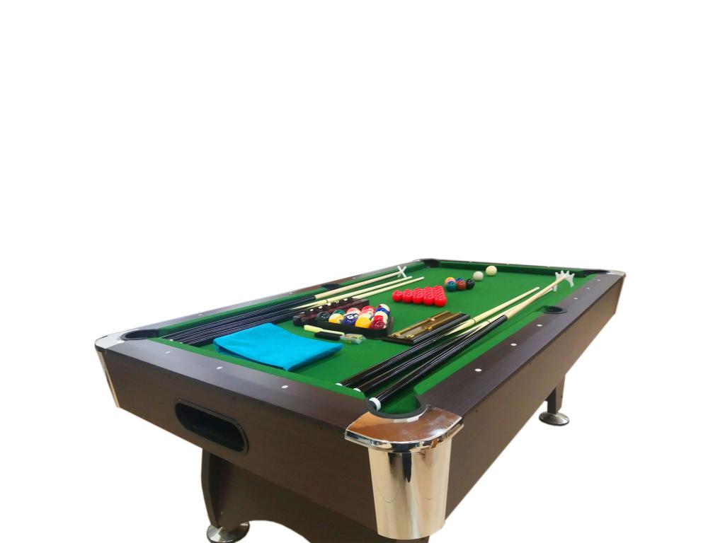 7-Foot Pool Table Complete with Accessories – Iron Green