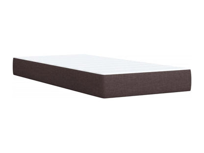 Meubiana bed base with dark brown mattress 80x200 cm