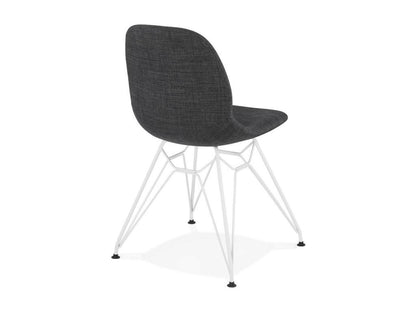 Meubiana Fabric Designer Chair 83cm Grey / White
