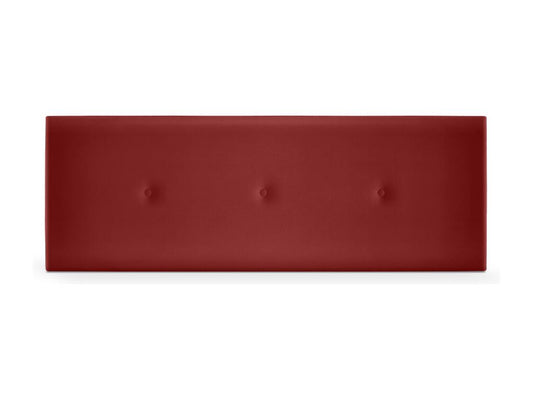 Homzora Smooth Faux Leather Headboard with Buttons 160x50cm for 150/160cm Beds - Red