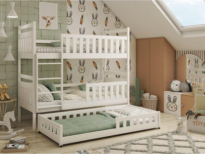 Meubiana BB002 Bunk Beds 80x180 cm White