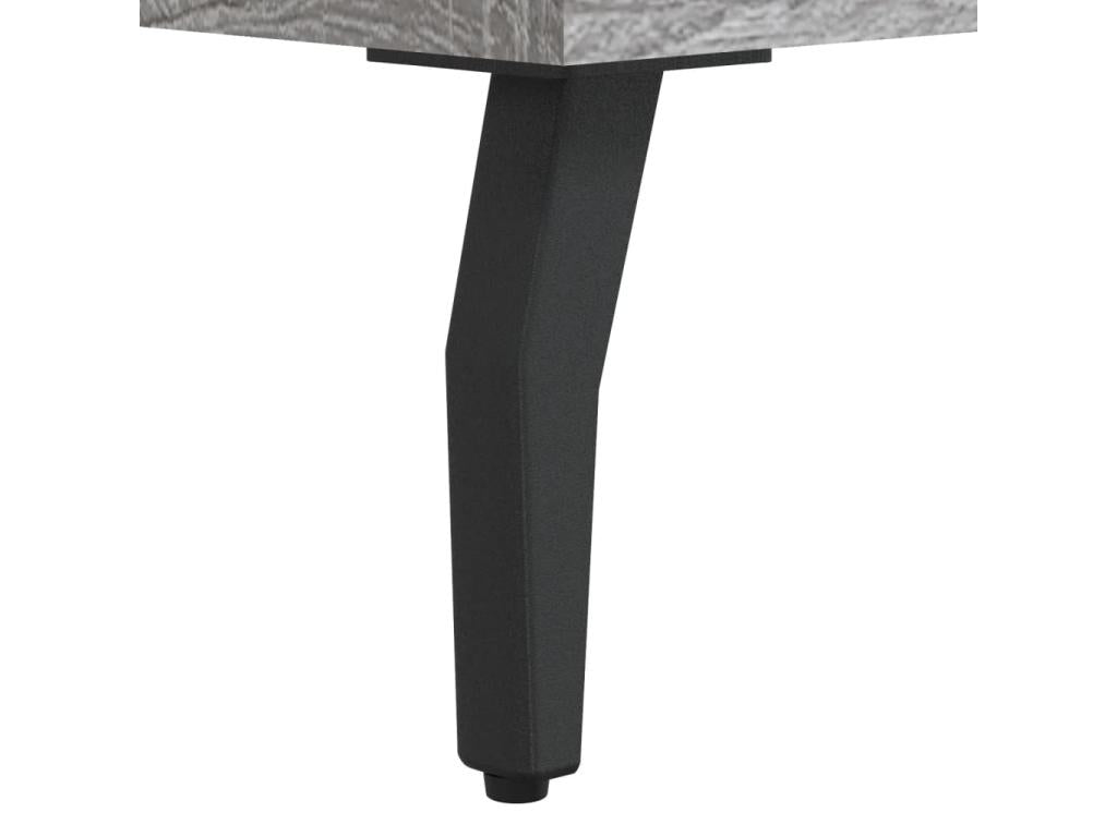 Homzora grey sideboard 34.5x32.5x90 cm engineered wood