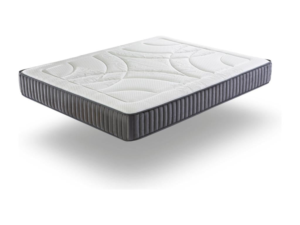 Meubiana 160x190 Mattress, 24 cm Thick - High-Density Foam - Multi-Zone Comfort System