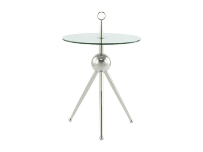 Homzora Designer Side Table 53cm Silver