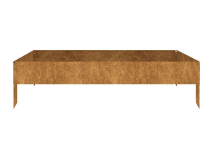 100x100x26 cm Corten Steel Raised Garden Bed