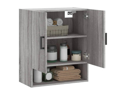 Meubiana wall cabinet, grey, 60x31x70 cm, engineered wood