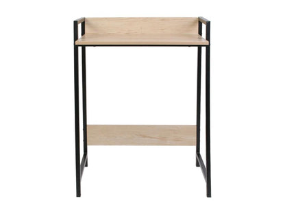Meubiana - Simple Desk with Black Metal Legs