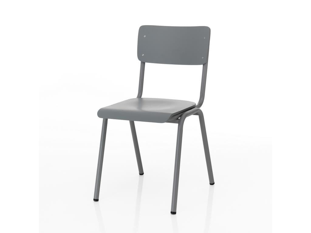 Set of 4 MURPHY GREY chairs