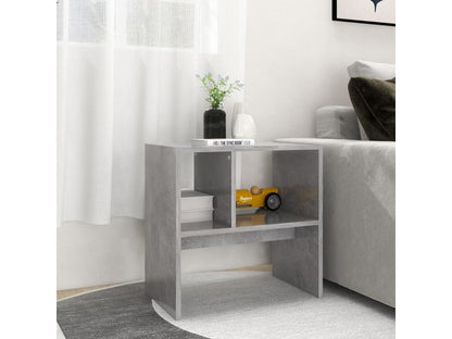 Concrete Grey Side Table 50x30x50