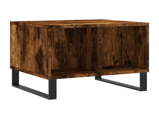 Smoked oak coffee table 60x50x36.5 Engineered wood