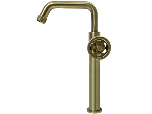 Meubiana high basin mixer tap, brushed gold - Meubiana