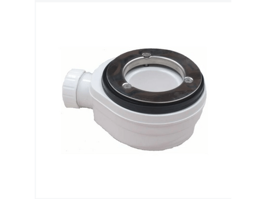 Shower tray 65x175 cm Meubiana line Extra Thin Dark Grey RAL 7005 in Synthetic Resin and Marble Powder with Free Drain