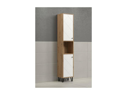 Meubiana Touch White Freestanding Bathroom Cabinet 36x191x29 cm