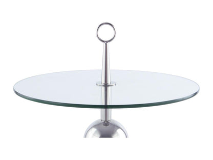 Homzora Designer Side Table 53cm Silver