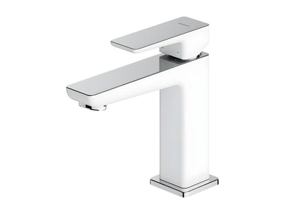 Homzora 15cm Low Basin Mixer Tap, Homzora/White