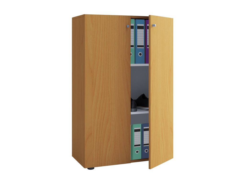 Homzora Office Cabinet for Books, Filing Cabinets, Office Furniture, Homzora 3-Door Hinged Cabinet, Beech