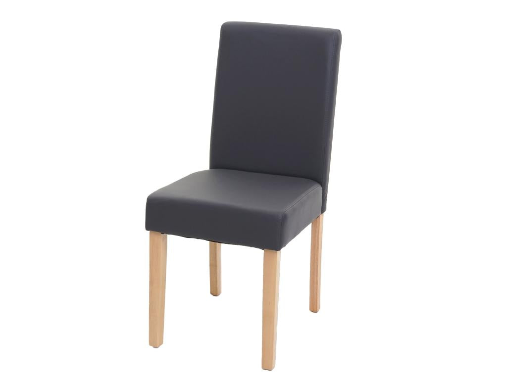 Meubiana dining chair, matte grey, light legs