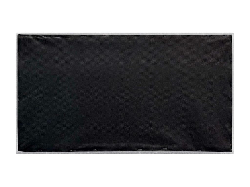 Homzora Pack of 1 Self-Adhesive Acoustic Wall Panels in Eco-Friendly Wool with Shock-Absorbing Protection, White, 50x30cm x1