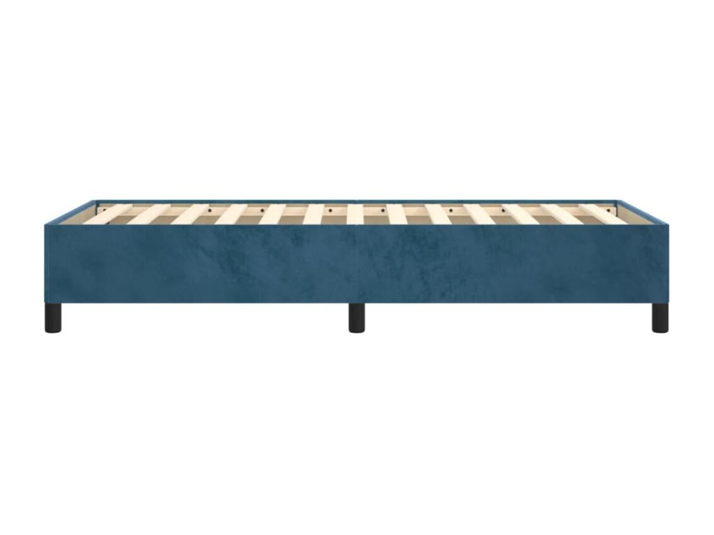 Dark Blue Bed Frame 80x200 cm Velvet