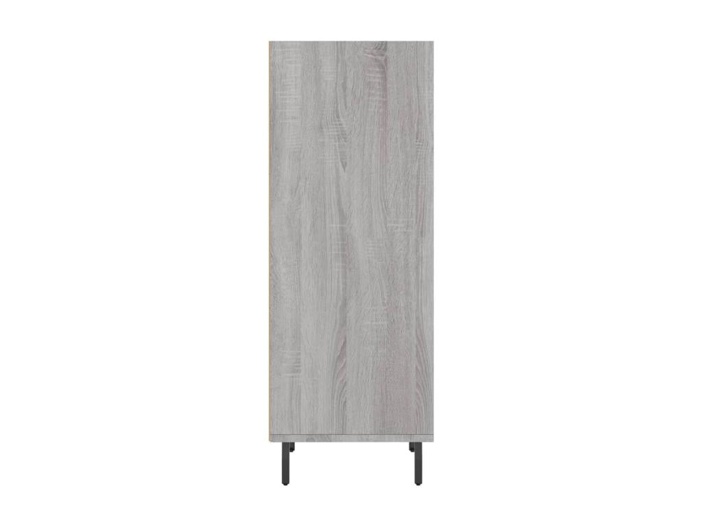 Homzora grey sideboard 34.5x32.5x90 cm engineered wood