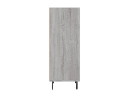 Homzora grey sideboard 34.5x32.5x90 cm engineered wood
