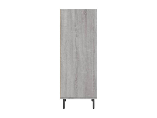 Homzora grey sideboard 34.5x32.5x90 cm engineered wood