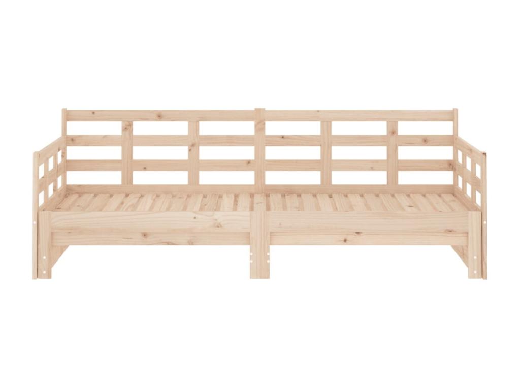 Sliding bed, solid pine wood, 2 x 90x190 cm