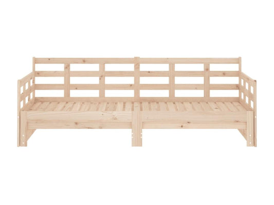 Sliding bed, solid pine wood, 2 x 90x190 cm