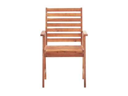 Set of 3 outdoor dining chairs with cushions, Meubiana solid wood, 23