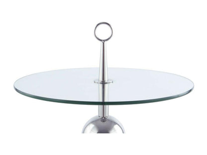 Homzora Designer Side Table 53cm Silver