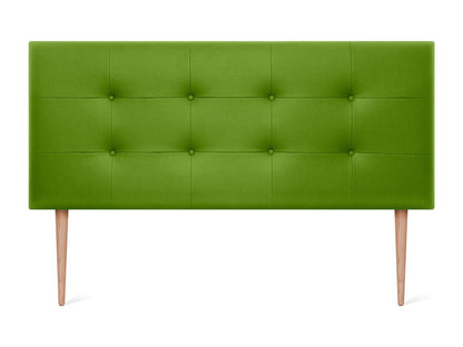Meubiana Faux Leather Upholstered Headboard 160x115cm with Legs for 150/160cm Beds - Green