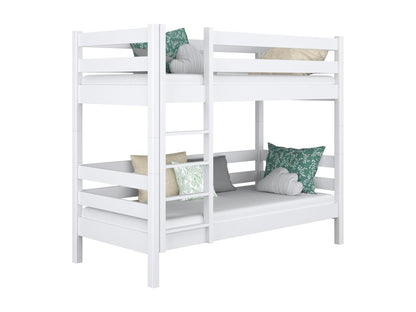 Wooden bunk bed N01 White 100x190