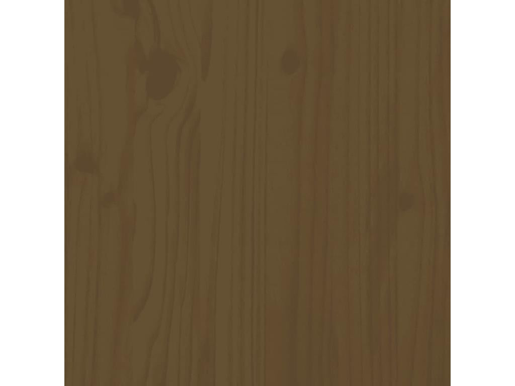 4-piece garden furniture set, honey brown, solid pine wood