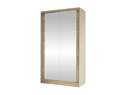 Meubiana 165 Wardrobe, Meubiana Oak, 200x100x58cm, Sliding Wardrobe Doors