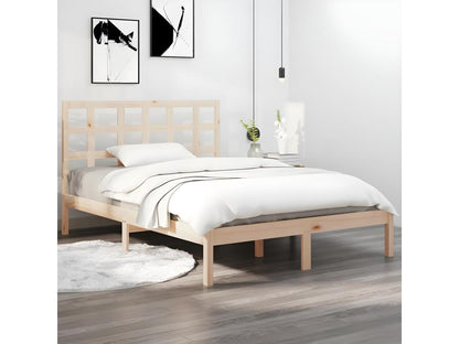 Bed frame without mattress, 180x200 cm, solid wood
