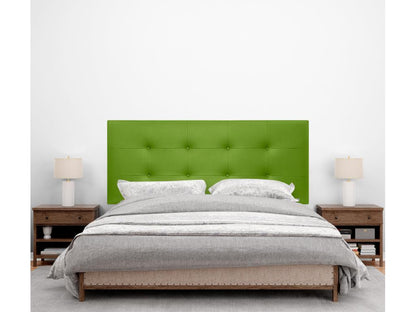 Meubiana Faux Leather Upholstered Headboard 160x115cm with Legs for 150/160cm Beds - Green