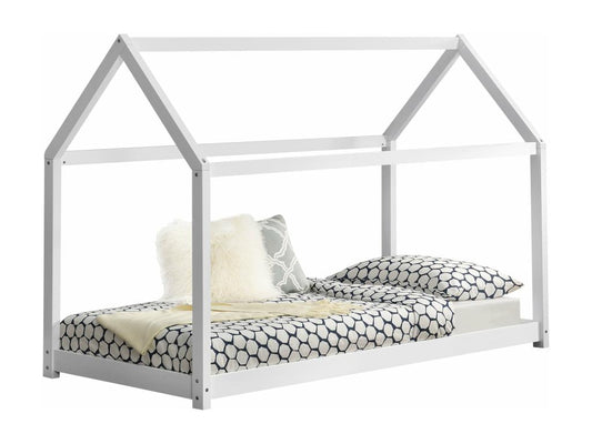 Children's bed in white wood 166x88x127 cm 03 0005542