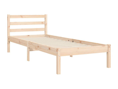 Bed frame and headboard 100x200 solid wood