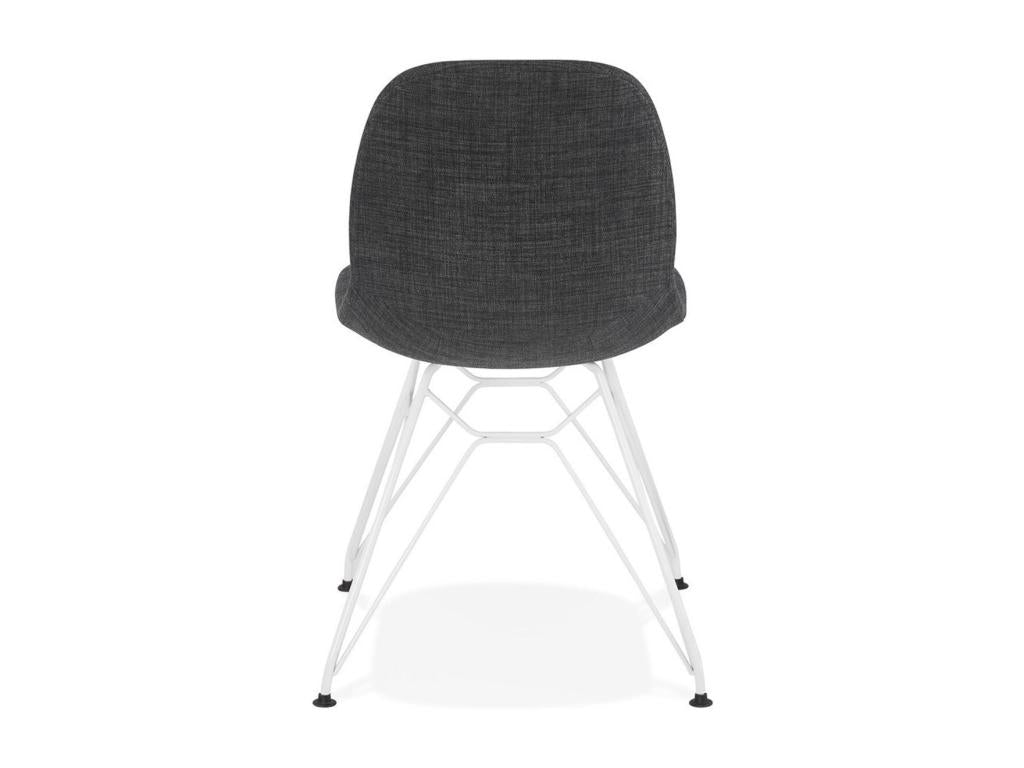 Meubiana Fabric Designer Chair 83cm Grey / White