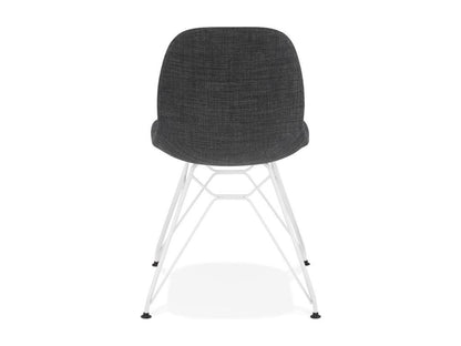 Meubiana Fabric Designer Chair 83cm Grey / White
