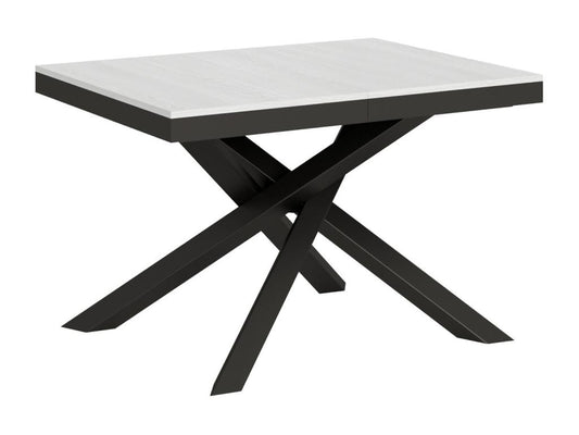 Volantis Evolution Extendable Table 90x120/380 cm White Ash with Anthracite Frame