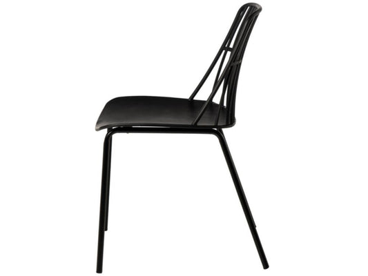 Rivale Multipurpose Chair in Polypropylene - Black