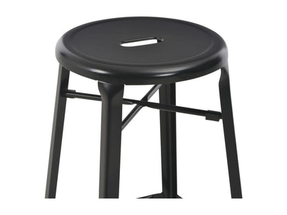 Meubiana black metal stools - Set of 2