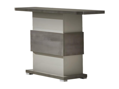 Meubiana - Console 110cm Metallic Steel Grey and Matte Meubiana Grey