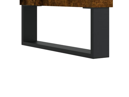 Smoked oak coffee table 60x50x36.5 Engineered wood