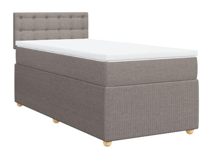Homzora bed base with Homzora 90x200 cm mattress, fabric